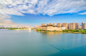 Fototapeta na wymiar Li Lake scenic spot, Wuxi City, Jiangsu Province, China