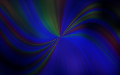 Dark BLUE vector abstract blurred layout. Colorful abstract illustration with gradient. Background for a cell phone.