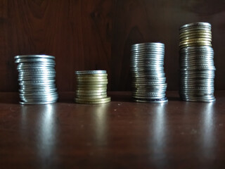 stack of coins