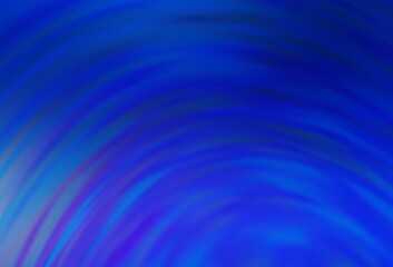 Dark BLUE vector pattern with wry lines. Modern gradient abstract illustration with bandy lines. The best colorful design for your business.