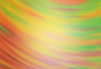 Light Green, Yellow vector template with wry lines. A completely new colorful illustration in simple style. The best colorful design for your business.