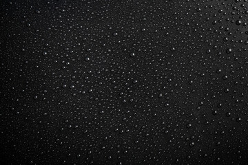 Water drops pattern on black background
