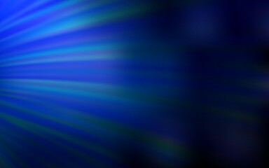 Obraz premium Dark BLUE vector template with wry lines. A shining illustration, which consists of curved lines. Pattern for your business design.