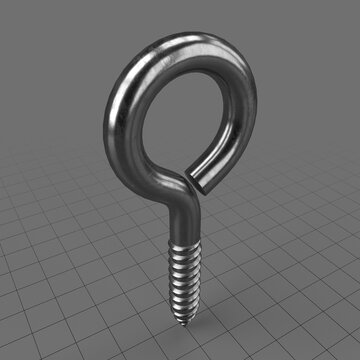 Wood thread eye bolt