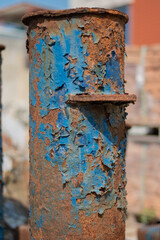 rusty old rusty metal door