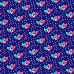 Valentines Hand Drawn Gradient Pattern-01