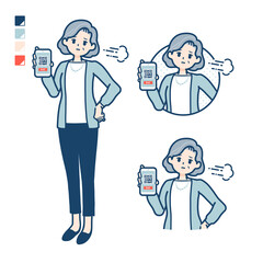 simple senior woman_cashless-trouble