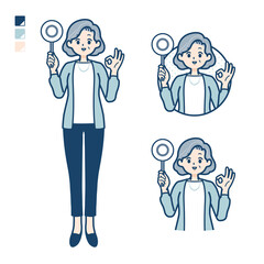 simple senior woman_circle-panel