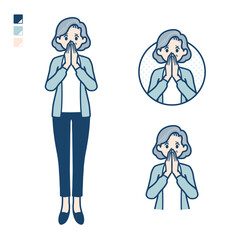 simple senior woman_uneasy