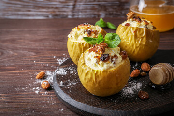 Delicious homemade oven baked apples