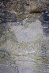 Polish Bieszczady mountains, Solina reservoir. Polanczyk, rocks on the lagoon.
