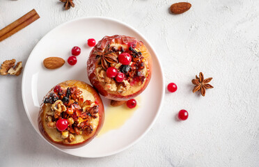 Delicious homemade oven baked apples