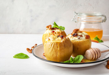 Delicious homemade oven baked apples