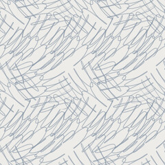 Seamless pattern on gray background with Pencil strokes