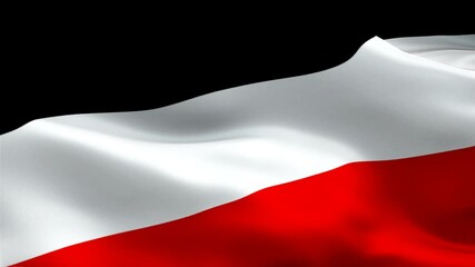 German empire waving flag. National 3d Germany flag waving. Sign of Germany empire 1871 flag seamless loop animation. Germany flag HD resolution Background. German Closeup 1080p Full HD video for news