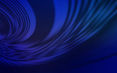 Fototapeta premium Dark BLUE vector pattern with bent lines. Colorful geometric sample with gradient lines. Elegant pattern for a brand book.