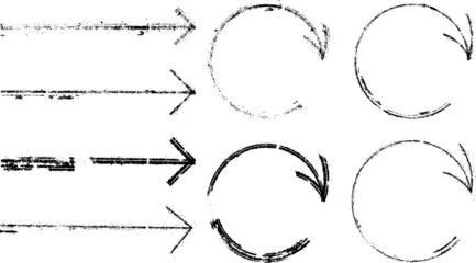 Grunge design textured elements . vector