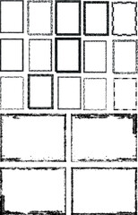 grunge design elements . vector