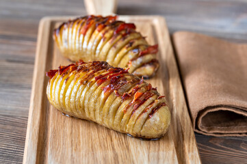 Hasselback potatoes
