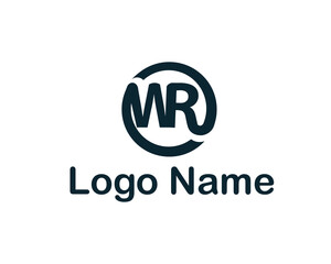 vector logo design w and r