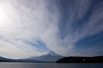 Mount Fuji with snowcap, Japan