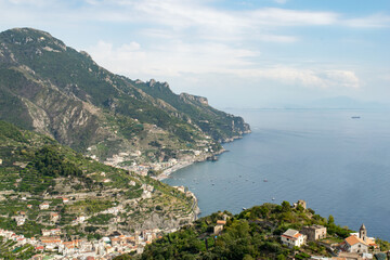 beautiful landscape of italian coast