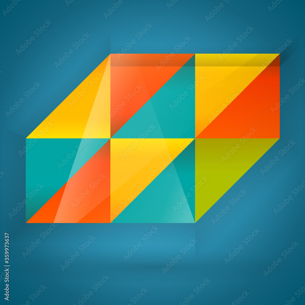 Poster jpeg color poligons banners. abstract background design template.
