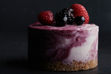 Cheesecake de frutos rojos