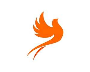 Simple Abstract phoenix