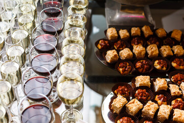 A bunch of food sitting on a table
