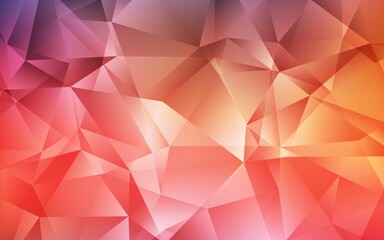 Obraz premium Light Blue, Red vector low poly background. Geometric illustration in Origami style with gradient. Textured pattern for your backgrounds.