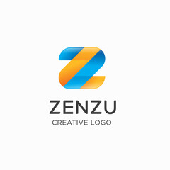 Letter Z colorfull logo design