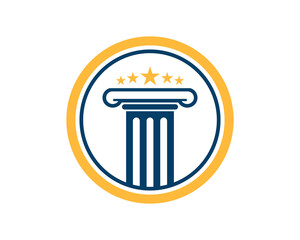 Luxury pillar lawyer firm justice