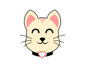 Love cat with cute face