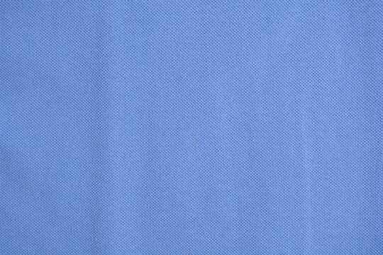 Blue Fabric Sport Clothing Football Jersey Texture Background