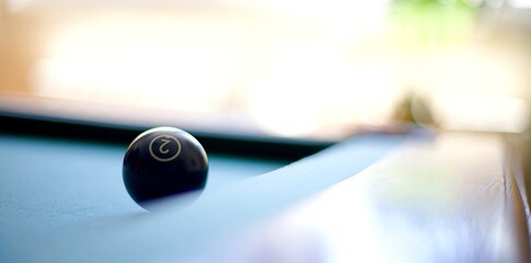 Boule de billard - jeu bar