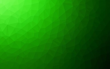 Dark BLUE vector triangle mosaic background. Creative geometric illustration in Origami style with gradient. Best triangular design for your business.