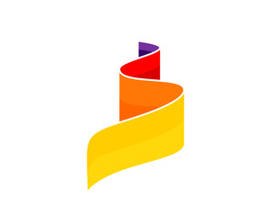 Abstract colorful shape