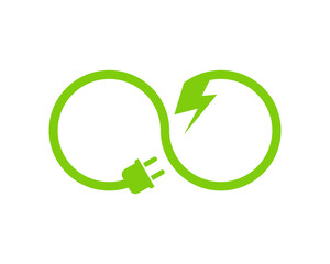 Infinity electric, jack with electric symbol