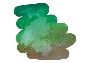 Abstract watercolor background consisting of brush strokes.