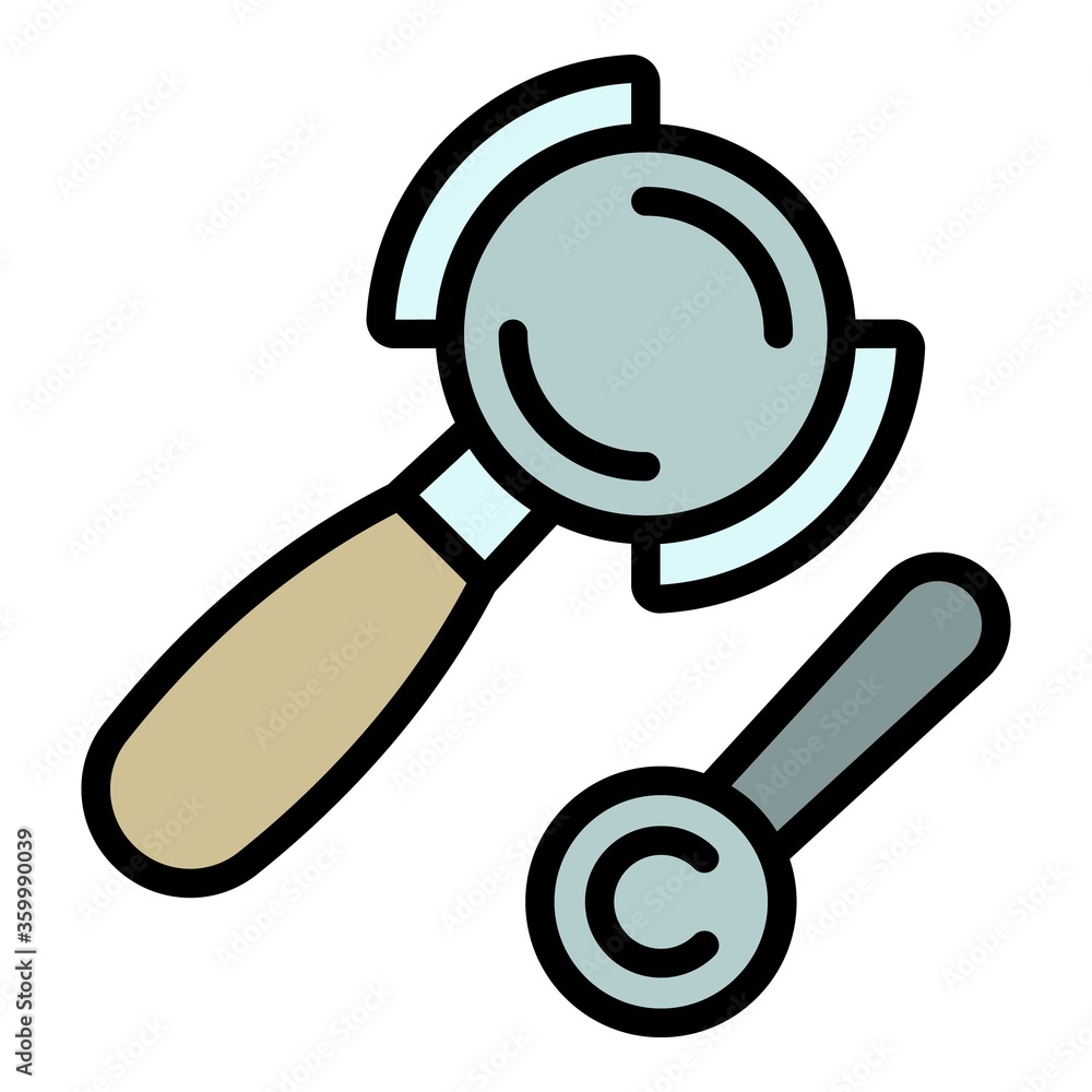 Poster top view portafilter icon. outline top view portafilter vector icon for web design isolated on white