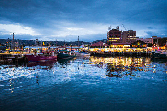 Constitution Dock at Dusk