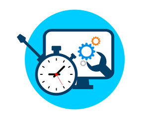 Service and maintenance technology with fast time