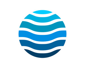 Abstract globe stripe