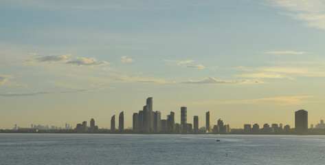 Toronto Western Skyline Sunset 