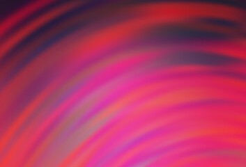 Fototapeta premium Light Pink vector pattern with curved lines. Modern gradient abstract illustration with bandy lines. Brand new design for your ads, poster, banner.