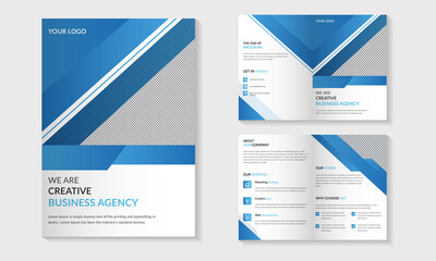 Creative business bifold brochure