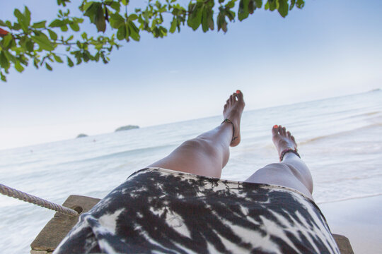 On a Swing by the Beach