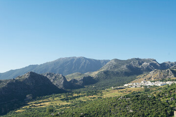 Fototapeta na wymiar Paisajes de la sierra e Cadiz 
