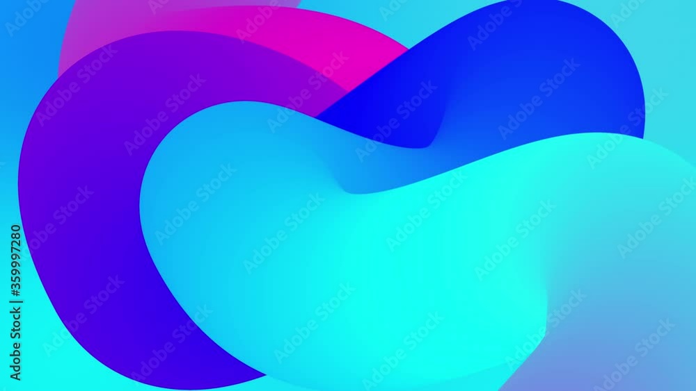 Poster beautiful gradients with shades of blue purple flow along elegantly twisted line or pipe. beautiful 
